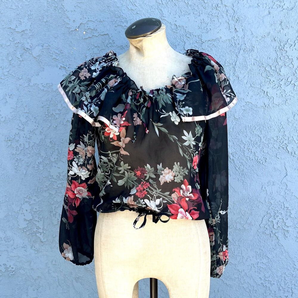 Vintage 70s Top Cottagecore Size medium